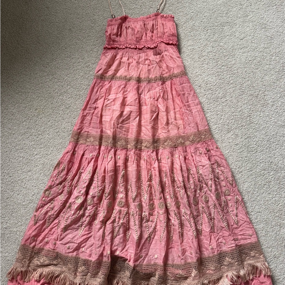 Rebecca Taylor Pink Ruffled Dress